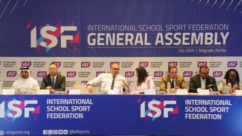 Tanasković reizabran na čelo ISF, Macut: Svaki šampion počinje na školskom igralištu