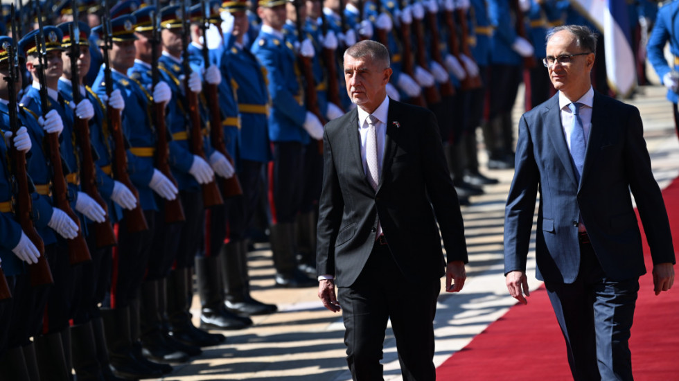 Premijer Češke Andrej Babiš u poseti Beogradu: Macut ga dočekao ispred Palate Srbija
