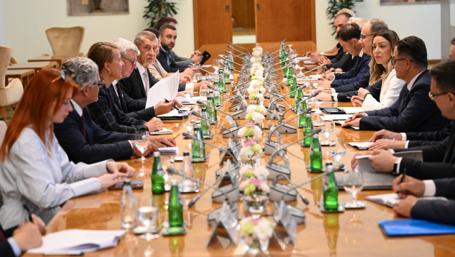 Počeo plenarni sastanak delegacija Srbije i Češke, predvode ga Macut i Babiš