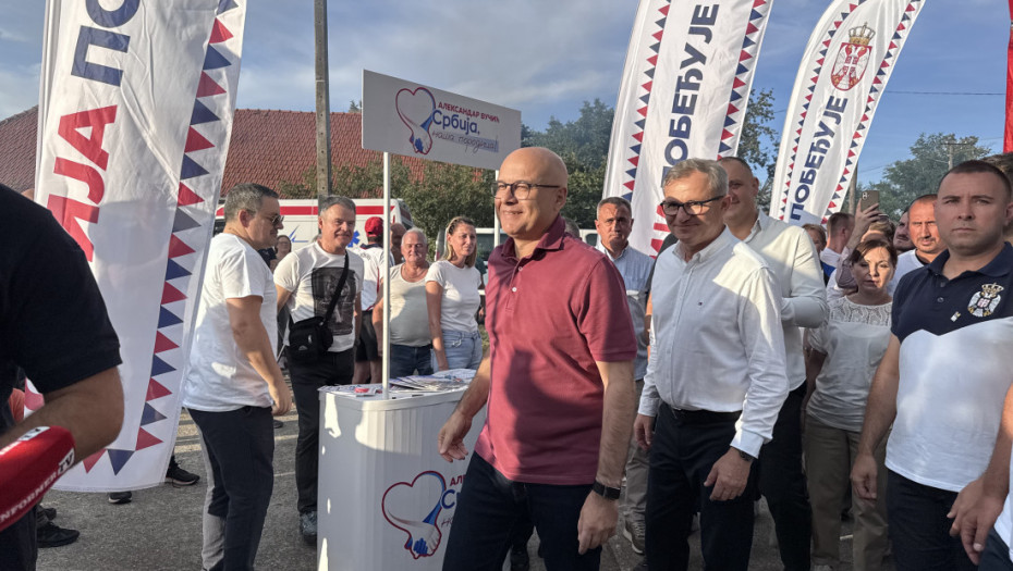Vučević u Šajkašu: Izbori će biti odluka o budućnosti Srbije