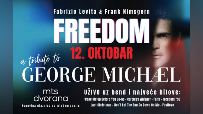 "Freedom" - Tribute koncert posvećen legendarnom Džordžu Majklu 12. oktobra u MTS Dvorani