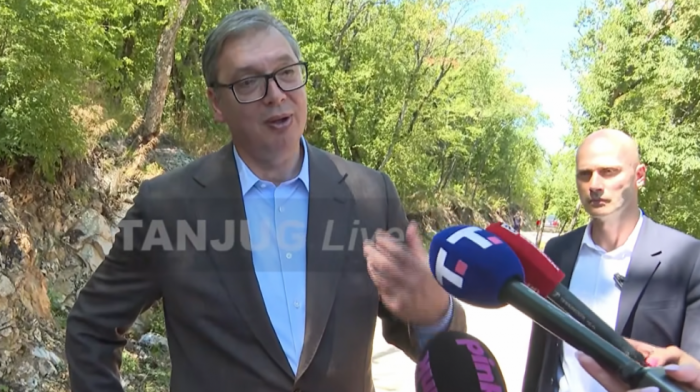 Predsednik Vučić na otvaranju vidikovca "Kablar"