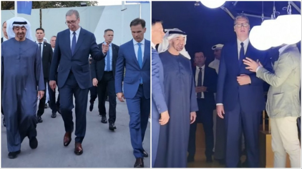 Vučić predstavio predsedniku UAE viziju Srbije za EXPO 2027, priredio večeru u njegovu čast (VIDEO)