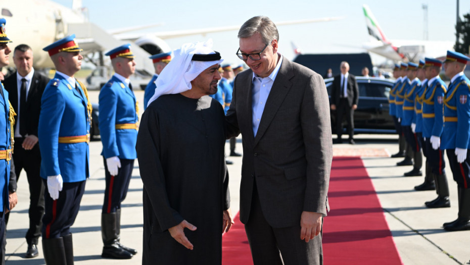 Predsednik Srbije ispratio Mohameda bin Zajeda: Poseta važna za odnose Srbije i UAE