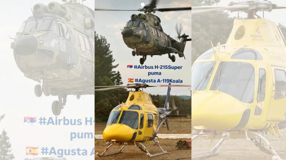 Srpski helikopteri gase požare u Španiji: Posada "Super Pume" svakodnevno u zahtevnim akcijama