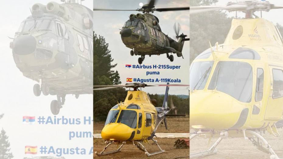 Srpski helikopteri gase požare u Španiji: Posada "Super Pume" svakodnevno u zahtevnim akcijama
