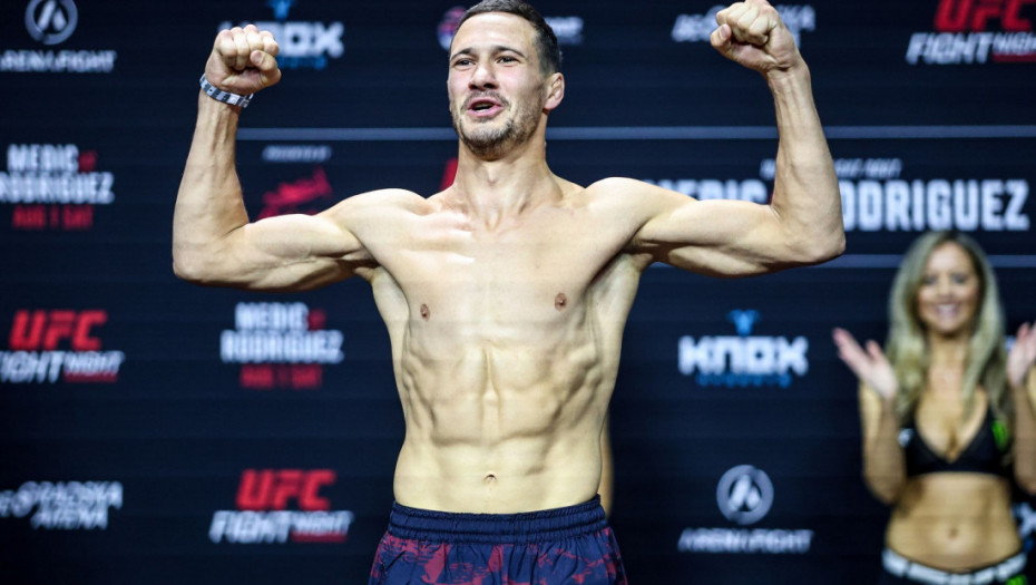 Sjajan UFC debi Nikolića: Slavlje i paklena borba sa Vologdinom pred beogradskom publikom