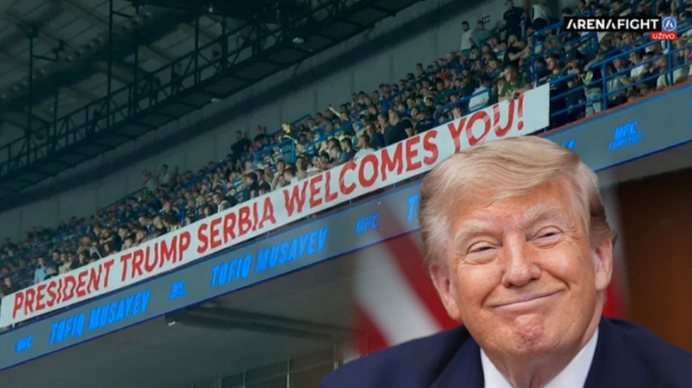 Nije izostala reakcija Donalda Trampa: Prvi čovek SAD oduševljen porukom iz Beogradske arene