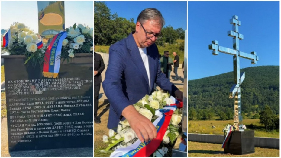 Vučić na Petrovačkoj cesti: Obaveza da stradali nikada ne budu zaboravljeni (VIDEO)