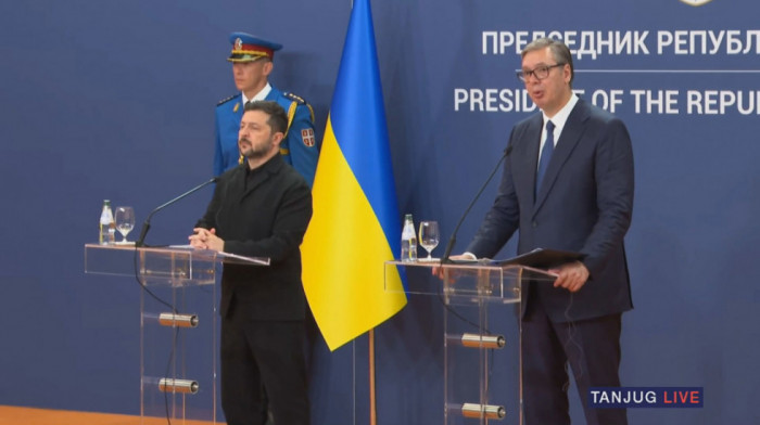 KONFERENCIJA ZA MEDIJE Zelenski: Hvala na poštovanju i humanitarnoj pomoći za Ukrajinu