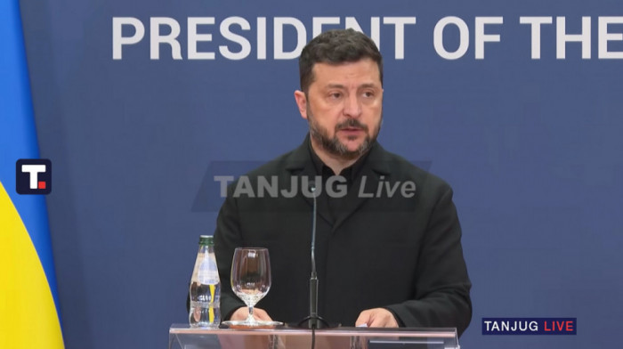 KONFERENCIJA ZA MEDIJE Zelenski: Hvala na poštovanju za Ukrajinu
