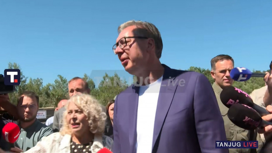 Predsednik Vučić nastavlja obilazak jugozapadne Srbije: Obilazak radova na putu Ivanjica-Sjenica