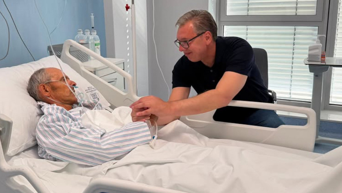 Vučić posetio Raškovića: Rekao sam mu da ga cela Srbija beskrajno voli