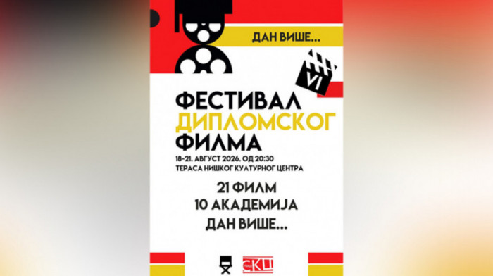 "Dan više" za mlade filmske autore: U Nišu počinje 6. Festival diplomskog filma