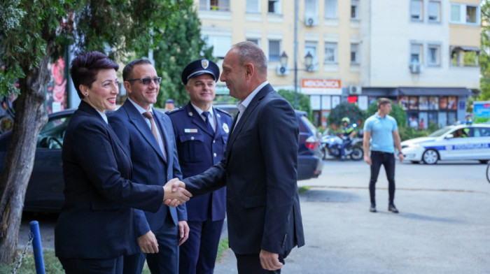 Direktor policije Dragan Vasiljević u Novom Sadu: Bezbednosna situacija zadovoljavajuća