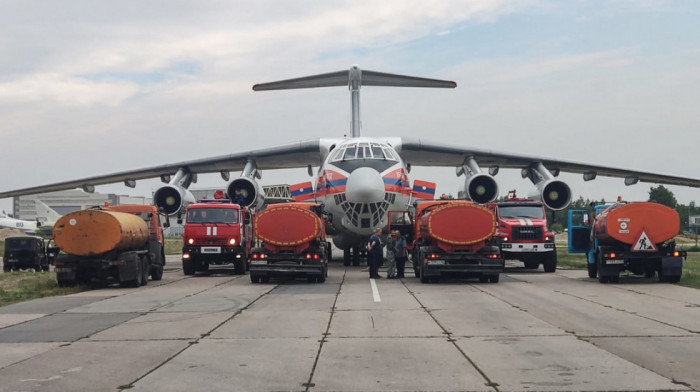 Po nalogu Putina: Moskva poslala avion Iljušin-76, kao pomoć Srbiji u borbi protiv požara
