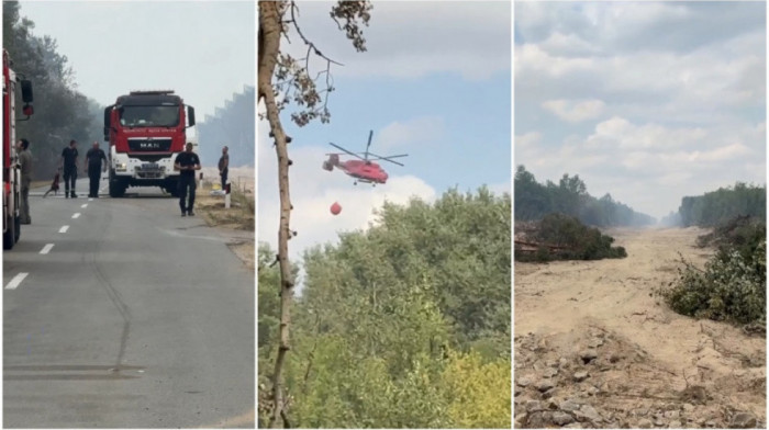 Sve snage u borbi za Deliblatsku peščaru: Stigla međunarodna pomoć, situacija dosta povoljnija (VIDEO)