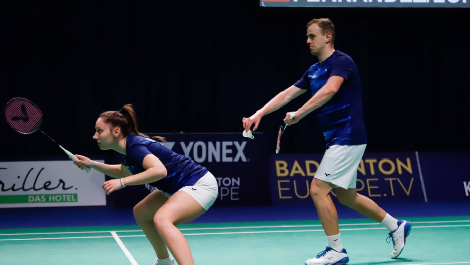 Dubl miks Srbije u badmintonu Tomić i Vitman osvojio bronzanu medalju na MI u Tarantu