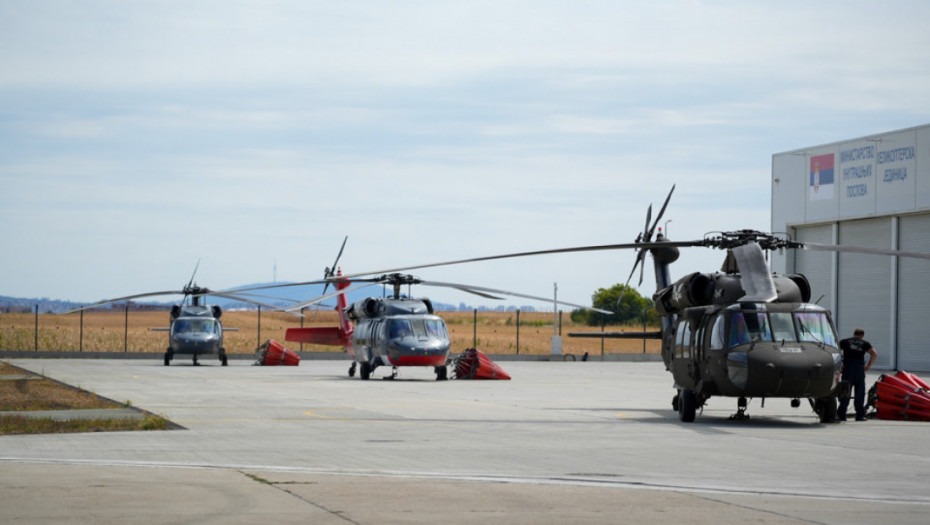 Helikopteri i vatrogasci iz Češke i Rumunije gase požar u Deliblatskoj peščari