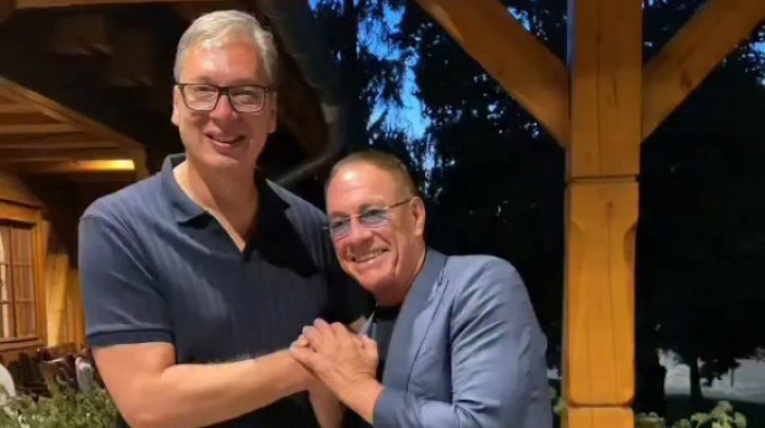 Žan-Klod Van Dam u Beogradu kod Vučića: Razgovarali o filmu, sportu i Srbiji