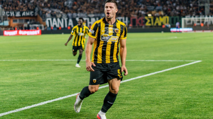 "Srpski" AEK bije ključnu bitku za sezonu u Ligi šampiona: Na klupi Nikolić, u polju Jović i Gaćinović