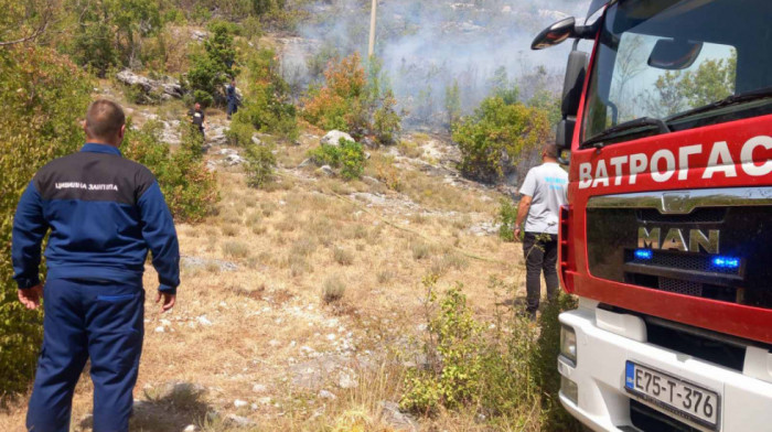 Požar kod Foče i dalje aktivan, vatra ponovo buknula na području Trebinja
