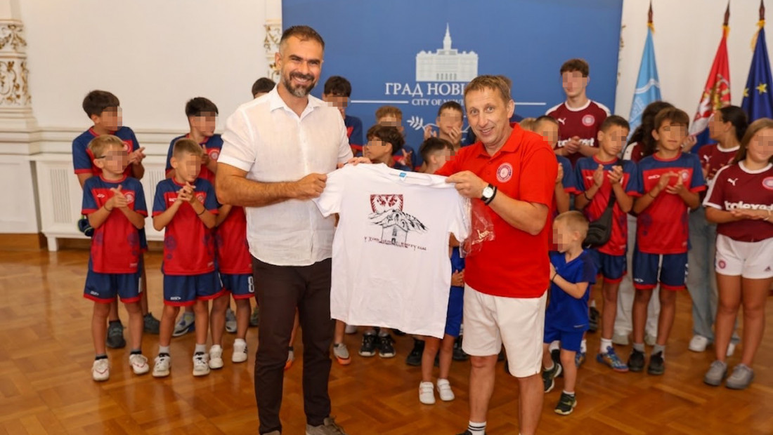 Mićin ugostio decu sa Kosova i Metohije, učesnike fudbalskog kampa