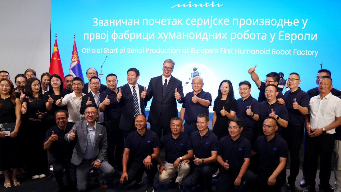 Vučić u Šapcu na otvaranju prve fabrike humanoidnih robota: Srbija je danas iskoračila u budućnost