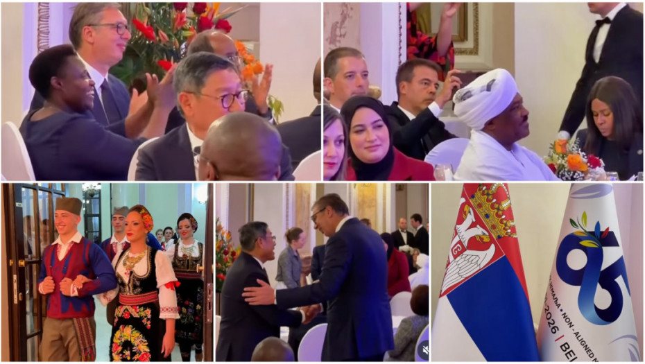 Svečana večera u čast 65 godina Pokreta nesvrstanih, domaćin predsednik Vučić (VIDEO)