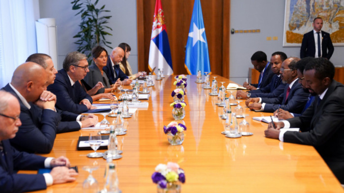 Vučić sa predsednikom Somalije Hasanom Šeikom Mohamudom