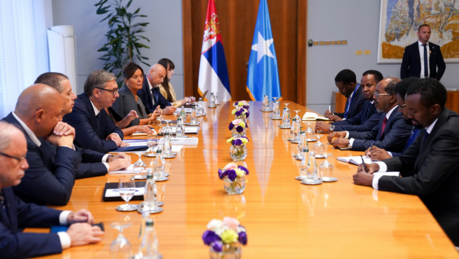 Vučić sa predsednikom Somalije Hasanom Šeikom Mohamudom