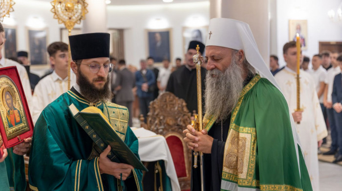 Prvog dana školske godine patrijarh služio svetu Liturgiju u Bogosloviji Svetog Save
