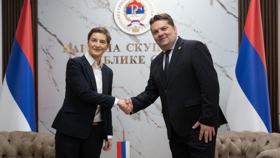 Brnabić se sastala sa Stevandićem: Mir i stabilnost rade u korist Srbije i Republike Srpske