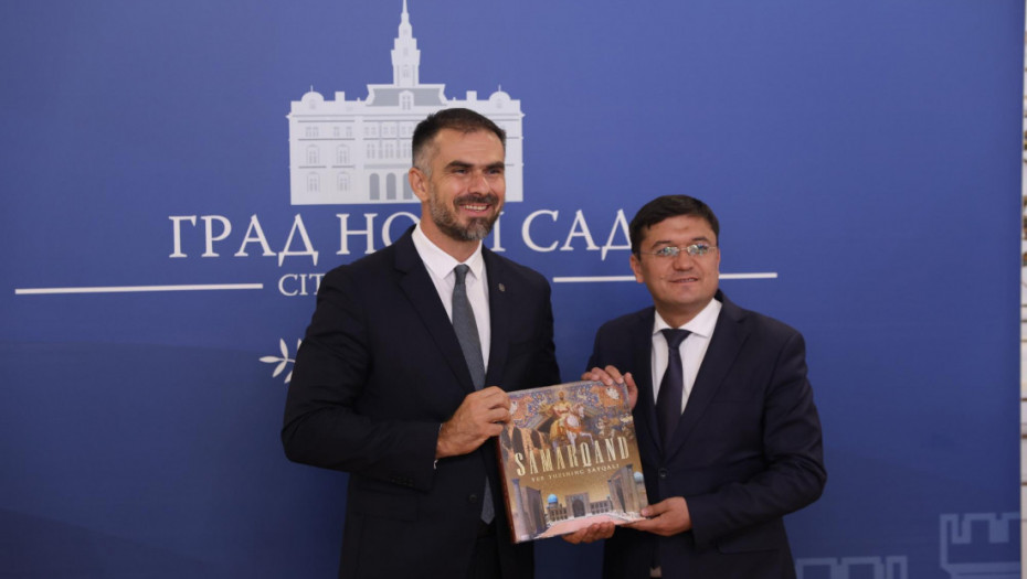 Mićin i Samijev potpisali Pismo o namerama o saradnji između Novog Sada i Samarkanda