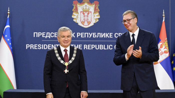 Vučić sa Mirzijojevim: Srbija i Uzbekistan treba što pre da uspostave slobodnu trgovinu i direktan let Beograd - Taškent