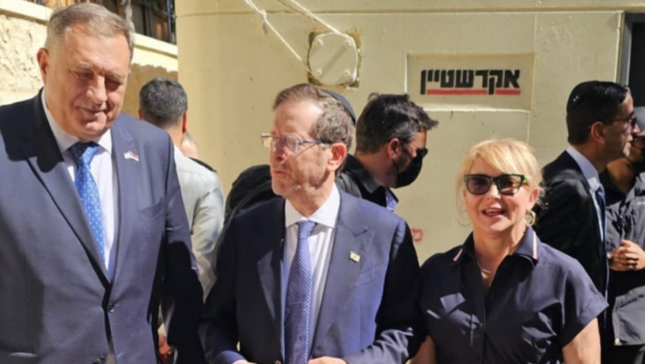 Dodik se u Jerusalimu sastao sa predsednikom Izraela Isakom Hercogom