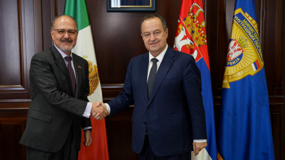 Dačić primio u oproštajnu posetu ambasadora Meksika