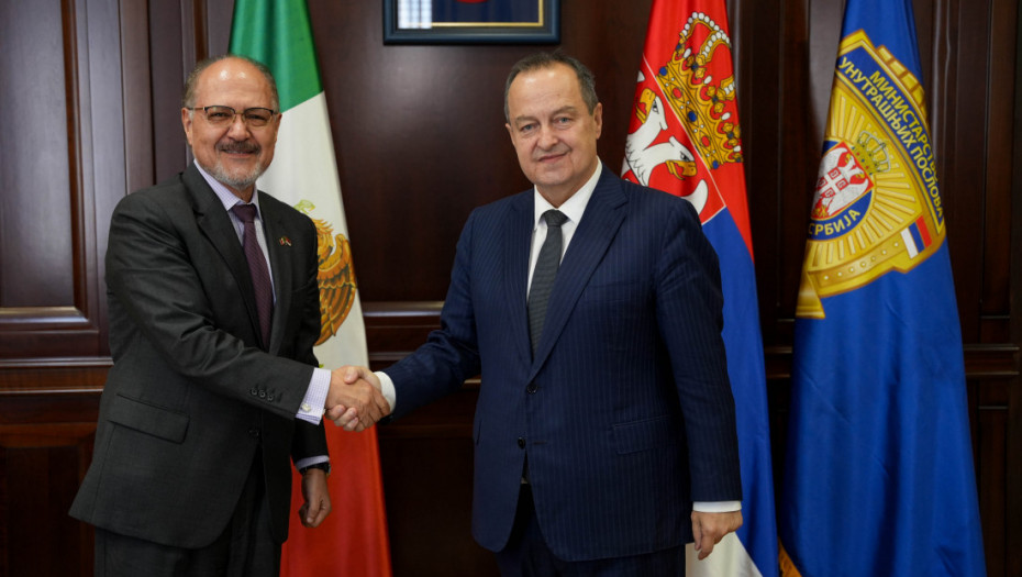Dačić primio u oproštajnu posetu ambasadora Meksika