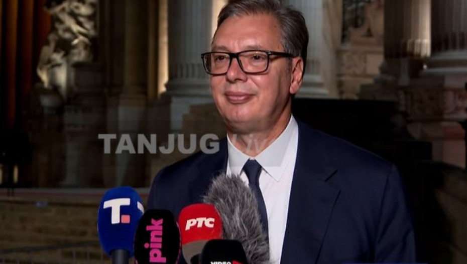 Vučić: Na sastanku sa Makronom učvršćeno strateško partnerstvo Srbije i Francuske