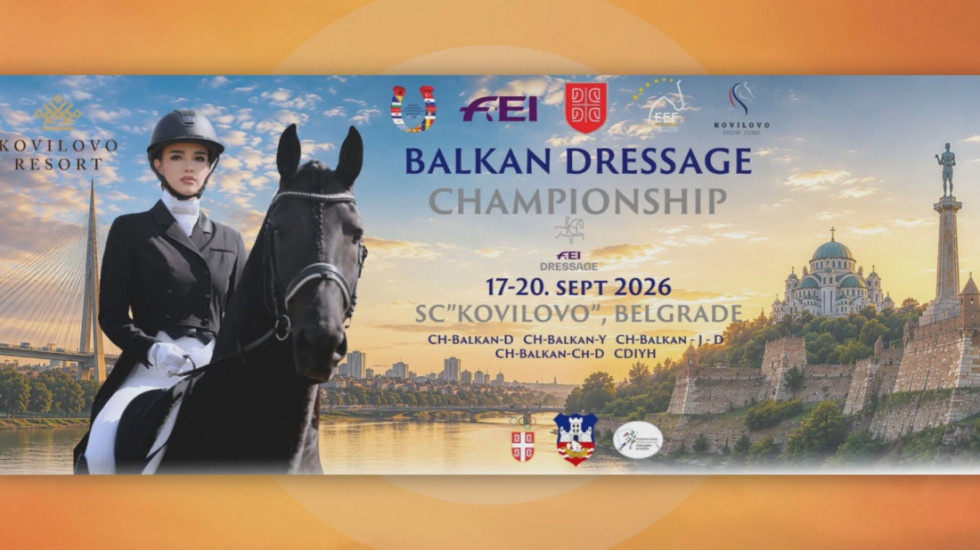 Balkanski konjički šampionat od 17. do 20. septembra u Kovilovu