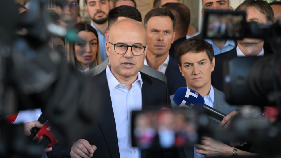 Vučević: Verujemo u slobodnu i suverenu Srbiju, zato je Vučić kandidat za premijera