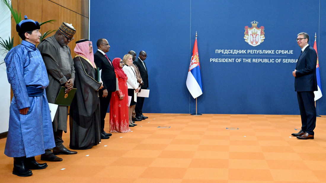 Vučić primio akreditivna pisma novih ambasadora: Diplomatija mora da preuzme ključnu ulogu u rešavanju svih pitanja