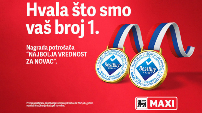Best Buy Award potvrdio da Maxi, prema izboru potrošača, pruža najbolju vrednost u kategoriji celokupnog iskustva