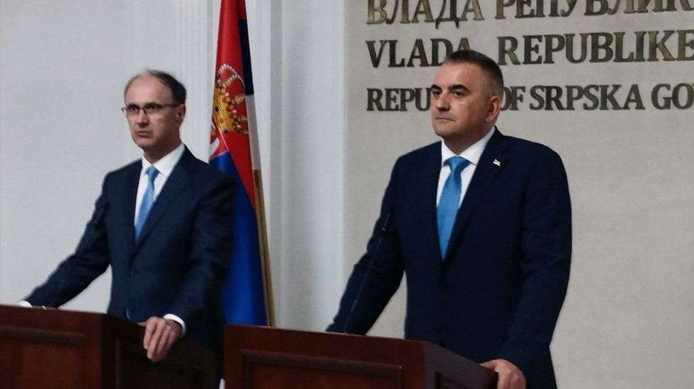 Macut sa Minićem: Srbija i Srpska nastaviće da jačaju saradnju u brojnim oblastima