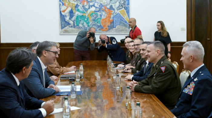 Vučič sa general-majorom Nacionalne garde Ohaja: Detaljnije sam ga upoznao sa sve izraženijim tenzijama na KiM