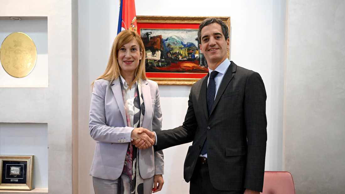 Jovanović sa novim ambasadorom Španije o jačanju saradnje Beograda i Madrida, posebno u ekonomiji