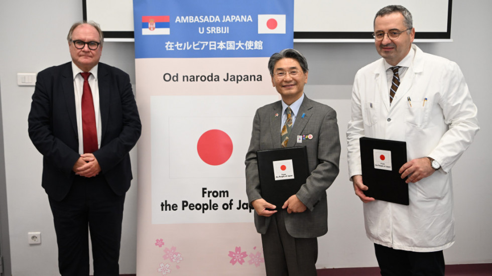 Japan donirao 56.658 evra za sanitetsko vozilo Instituta za onkologiju i radiologiju