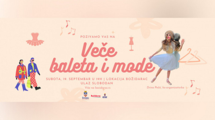 Veče baleta i mode u Božidarcu: Spoj umetnosti, sporta i zdravih navika