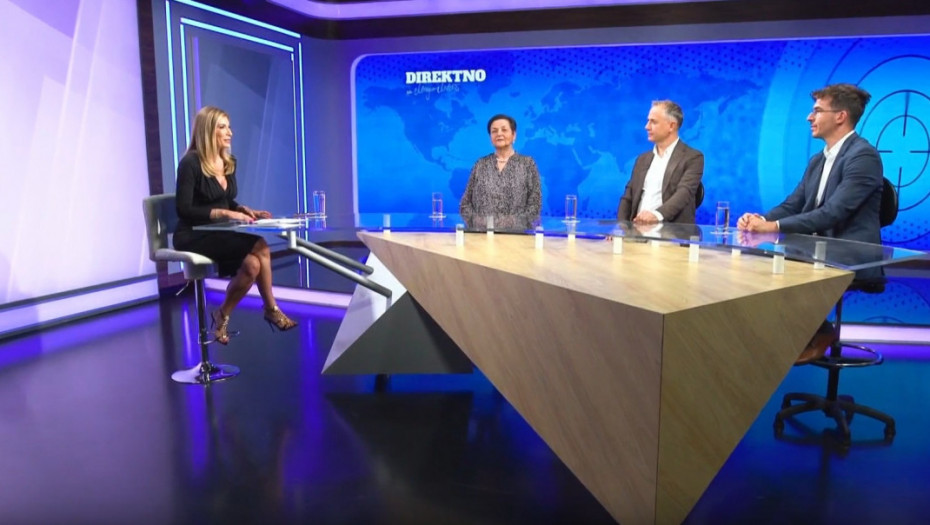 Čomić, Parun i Pajić u emisiji "Direktno sa Minjom Miletić": "Bez stranaka nema demokratije"