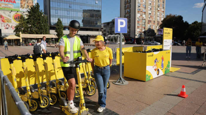 Obuke za vožnju električnih trotineta Yandex Go ponovo održane u Nišu
